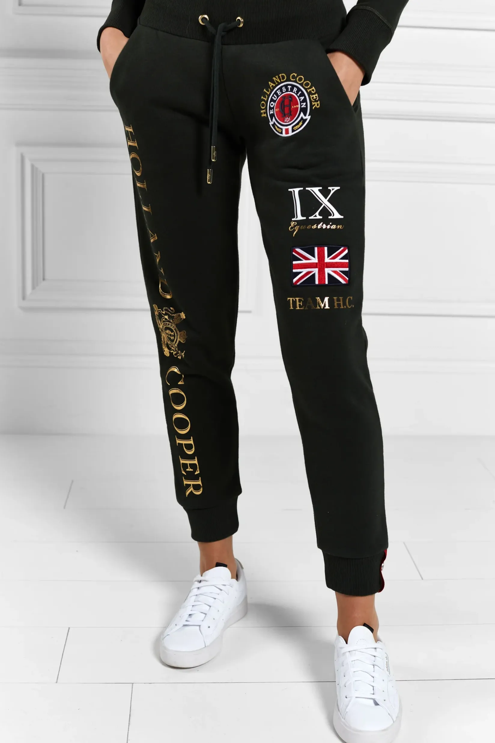 Holland Cooper Joggers|Team HC Clothing-Team Jogger Racing Green