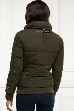 Holland Cooper Jackets|Shop By Product-Team Padded Jacket Khaki