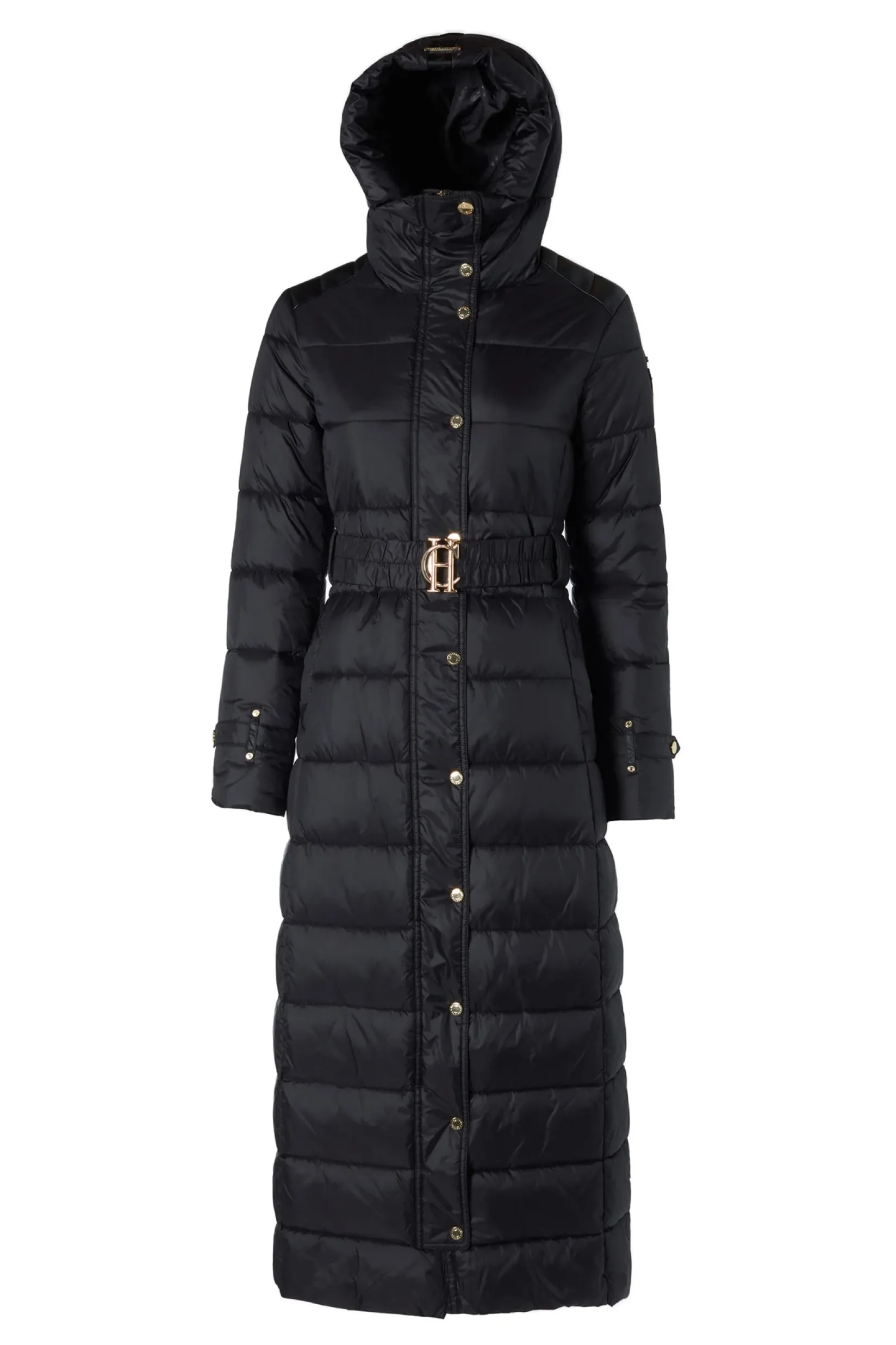 Holland Cooper Coats-The Arosa Longline Coat Black