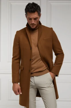 Holland Cooper Shop By Product|Tailoring-The Cheltenham Coat Dark Camel