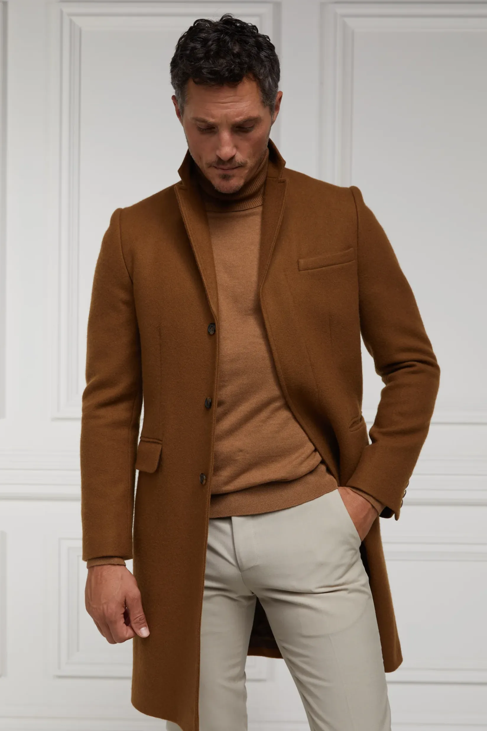 Holland Cooper Shop By Product|Tailoring-The Cheltenham Coat Dark Camel