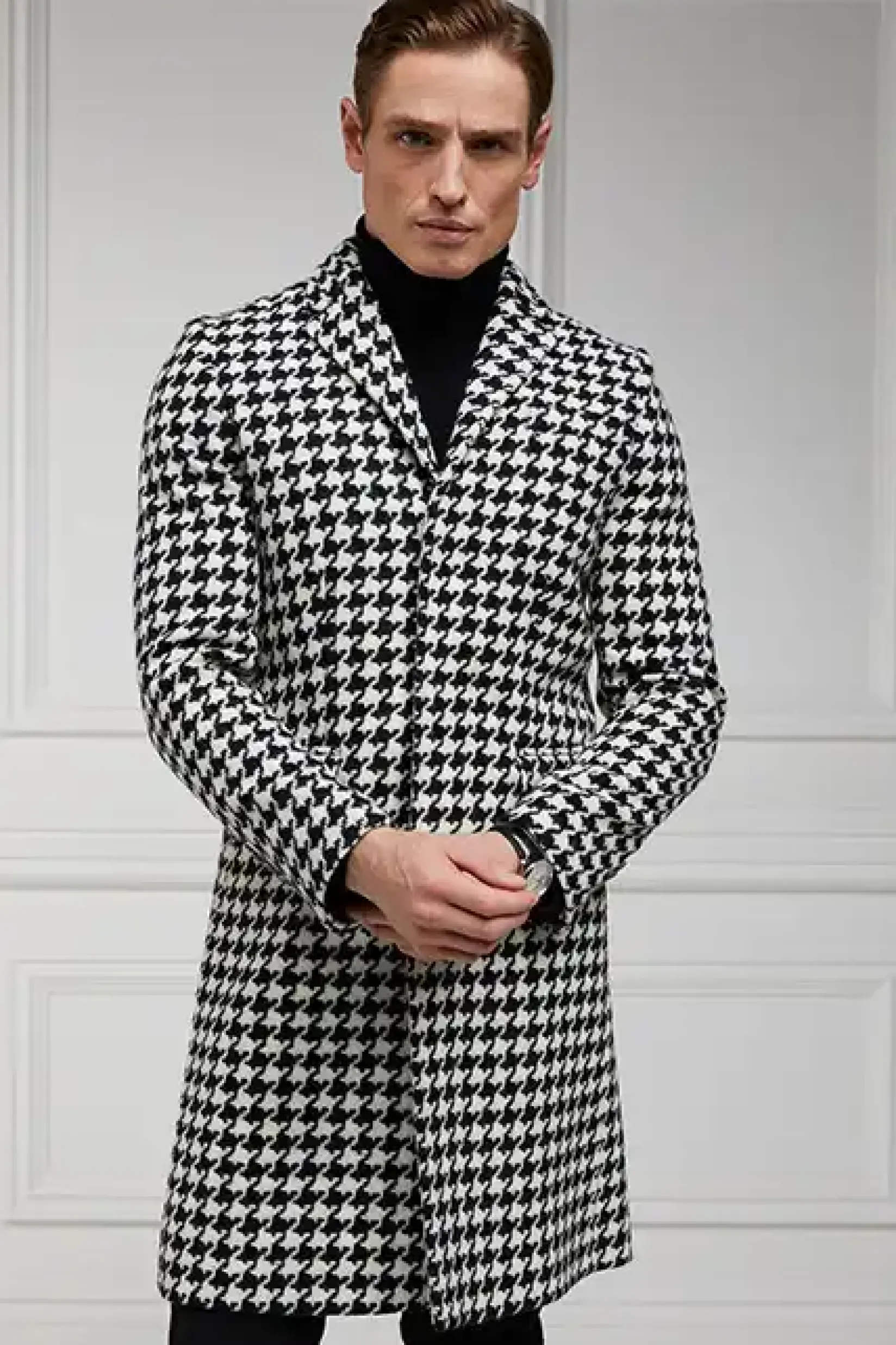 Holland Cooper Shop By Product|Tailoring-The Cheltenham Coat Large Scale Houndstooth