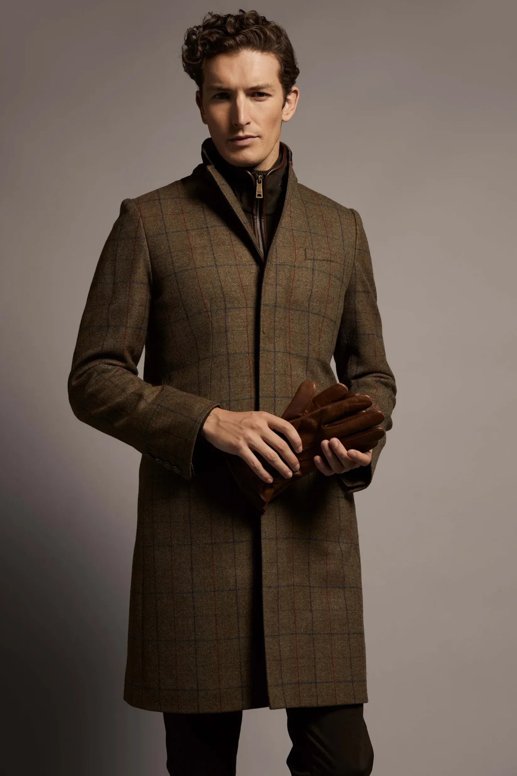 Holland Cooper Tailored Coats|Shop By Product-The Cheltenham Coat Glen Green