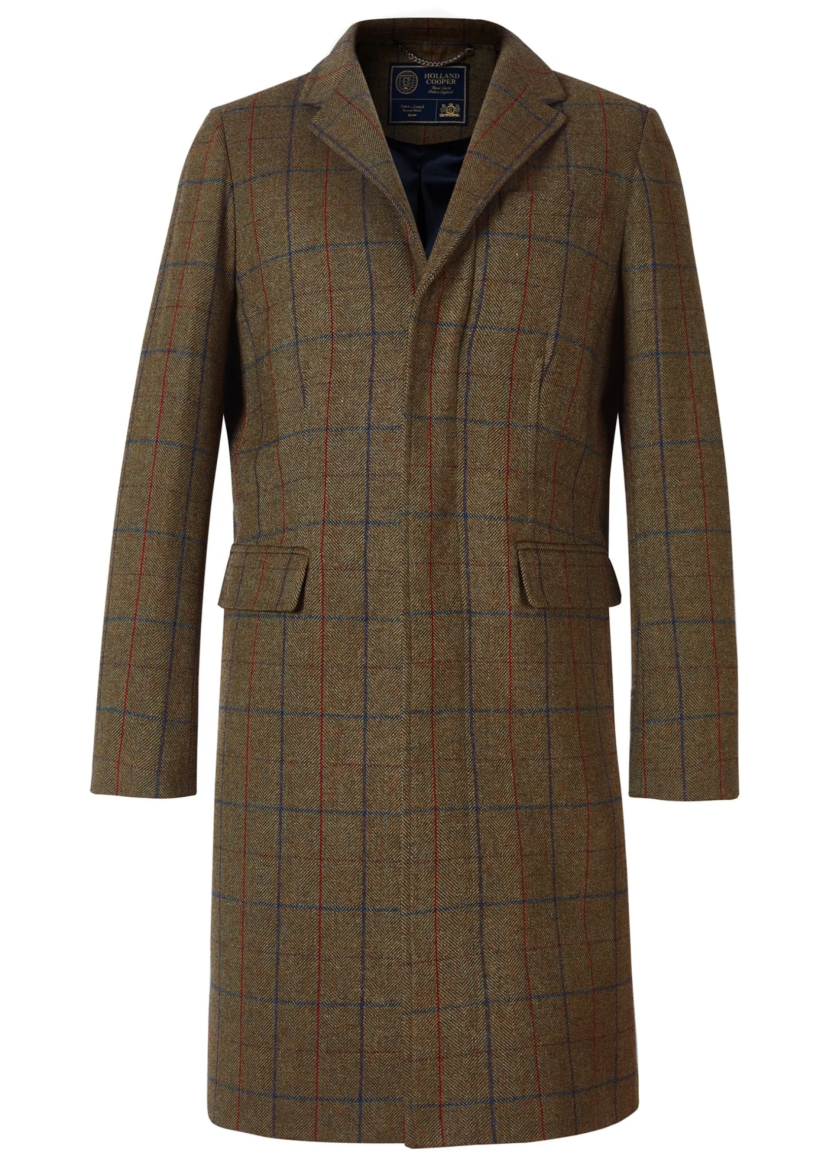 Holland Cooper Tailored Coats|Shop By Product-The Cheltenham Coat Glen Green