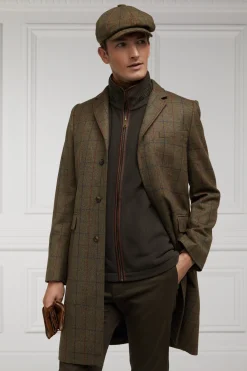 Holland Cooper Tailored Coats|Shop By Product-The Cheltenham Coat Glen Green