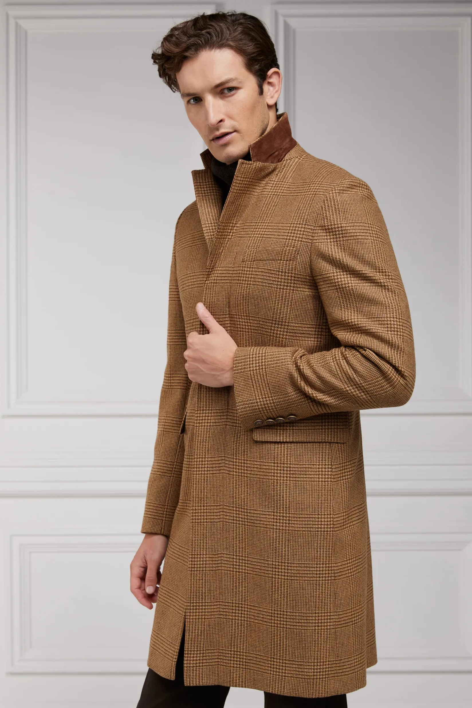 Holland Cooper Tailored Coats|Country Collection-The Cheltenham Coat Tawny