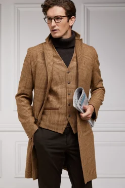 Holland Cooper Tailored Coats|Country Collection-The Cheltenham Coat Tawny