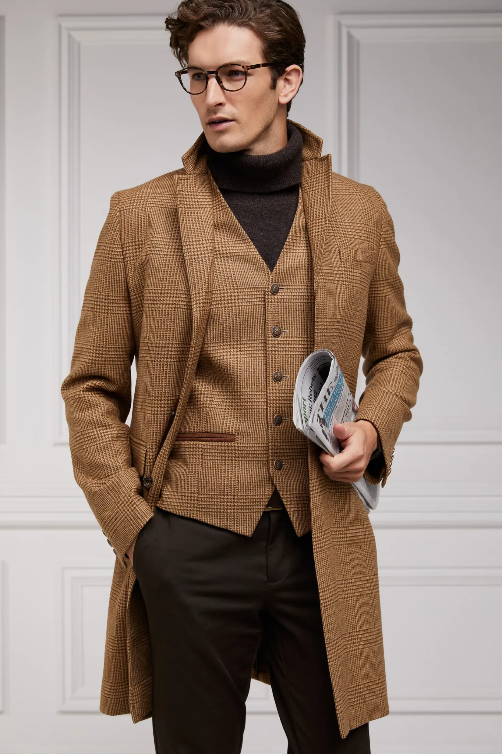 Holland Cooper Tailored Coats|Country Collection-The Cheltenham Coat Tawny