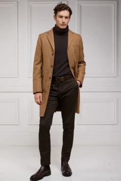 Holland Cooper Tailored Coats|Country Collection-The Cheltenham Coat Tawny