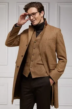 Holland Cooper Tailored Coats|Country Collection-The Cheltenham Coat Tawny