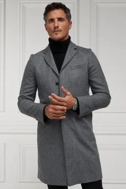 Holland Cooper Tailored Coats|Shop By Product-The Cheltenham Coat Mono Herringbone
