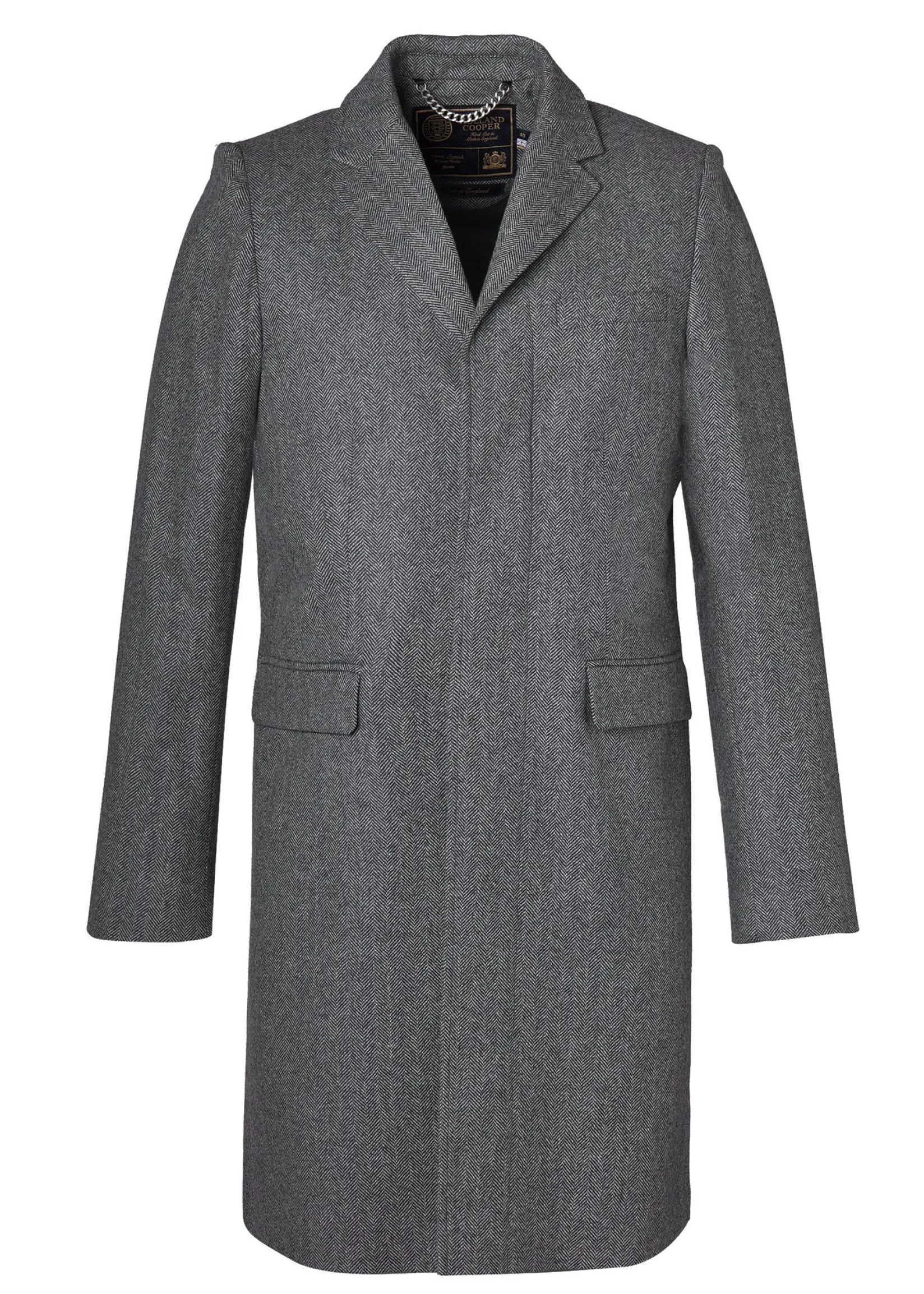 Holland Cooper Tailored Coats|Shop By Product-The Cheltenham Coat Mono Herringbone