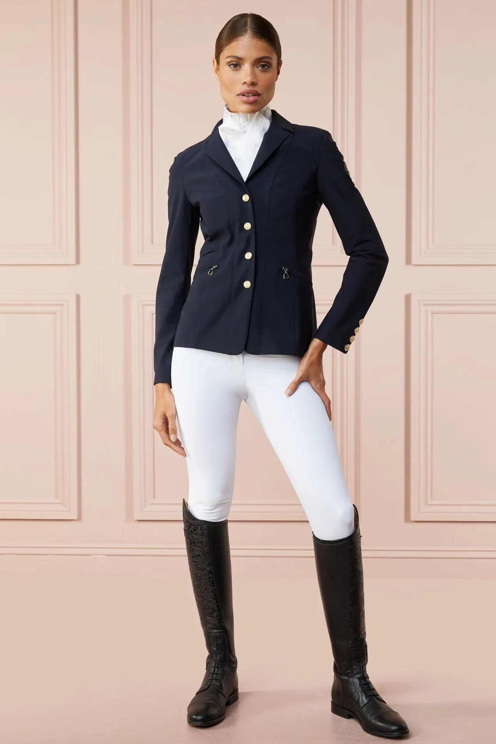Holland Cooper Shop By Product|Equestrian Gifting-The Competition Jacket Ink Navy