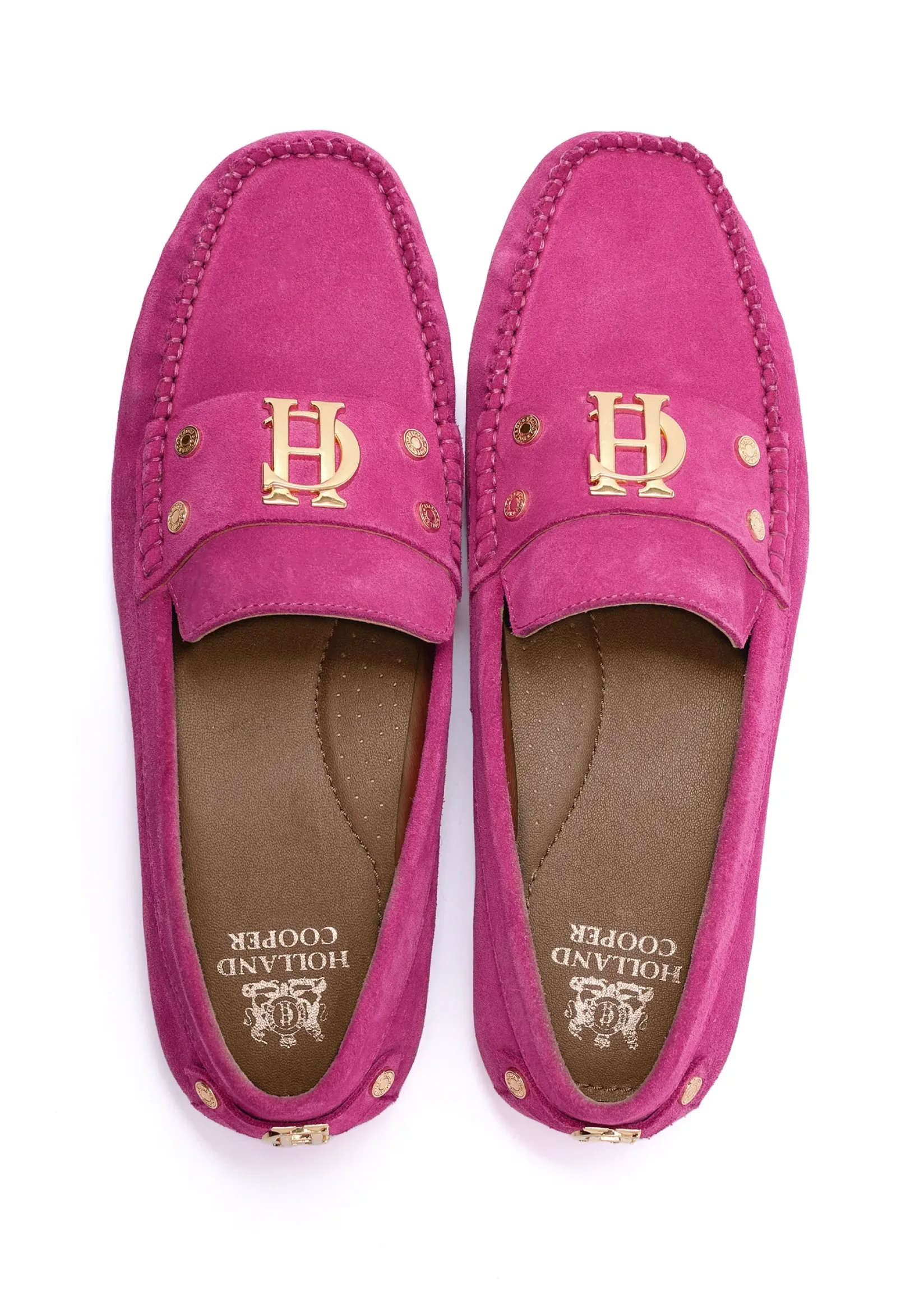 Holland Cooper Gifts For Her|Loafers-The Driving Loafer Fuchsia