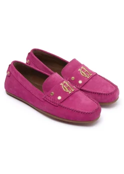 Holland Cooper Gifts For Her|Loafers-The Driving Loafer Fuchsia