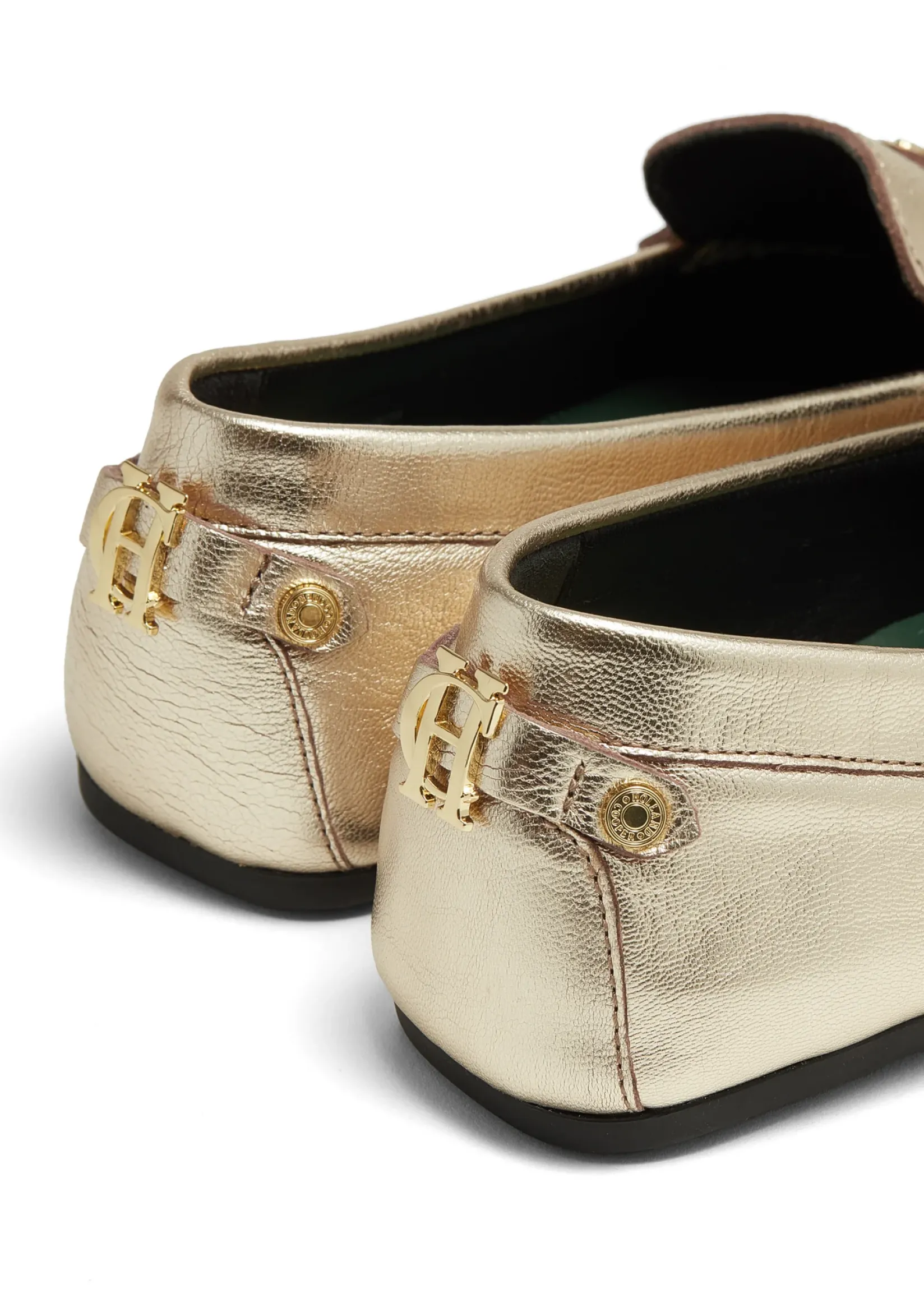 Holland Cooper Loafers|Footwear-The Driving Loafer Gold
