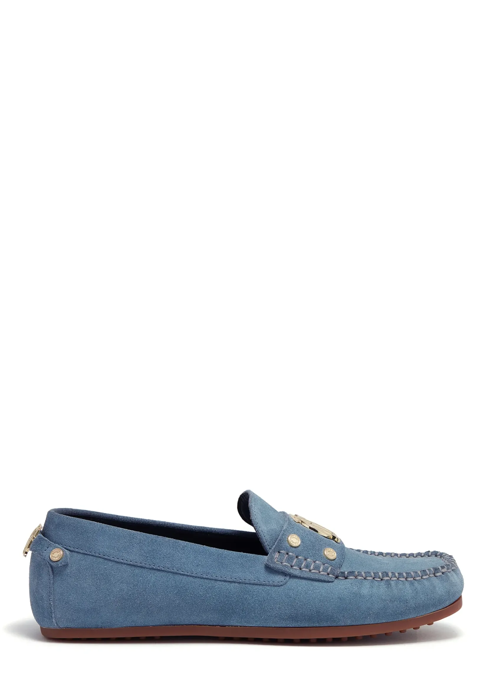 Holland Cooper Loafers|Footwear-The Driving Loafer Soft Blue
