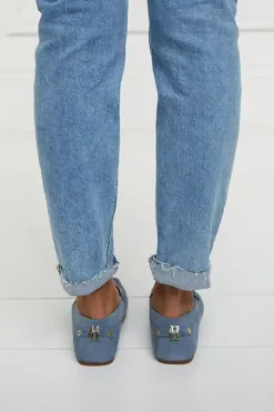 Holland Cooper Loafers|Footwear-The Driving Loafer Soft Blue