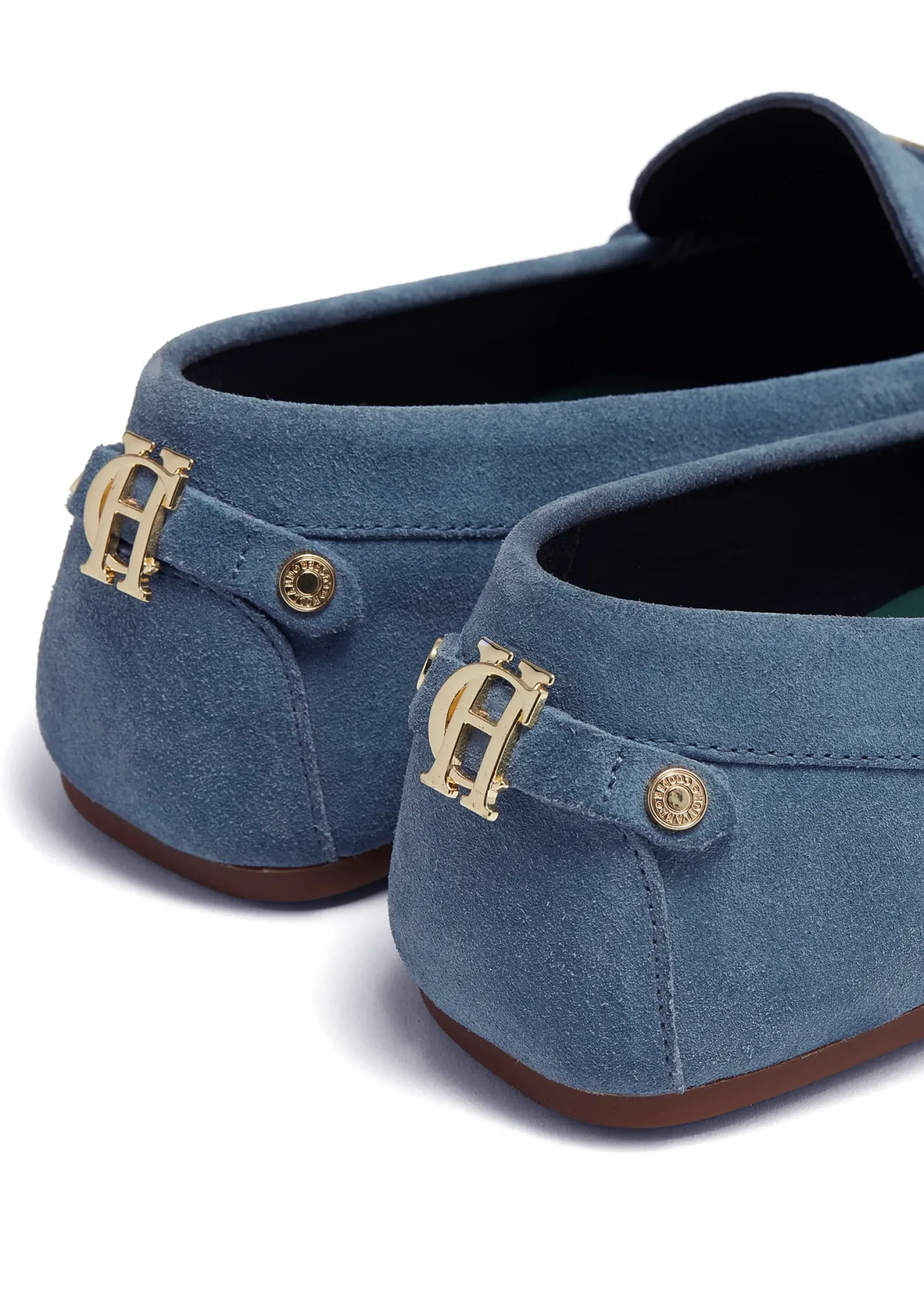 Holland Cooper Loafers|Footwear-The Driving Loafer Soft Blue