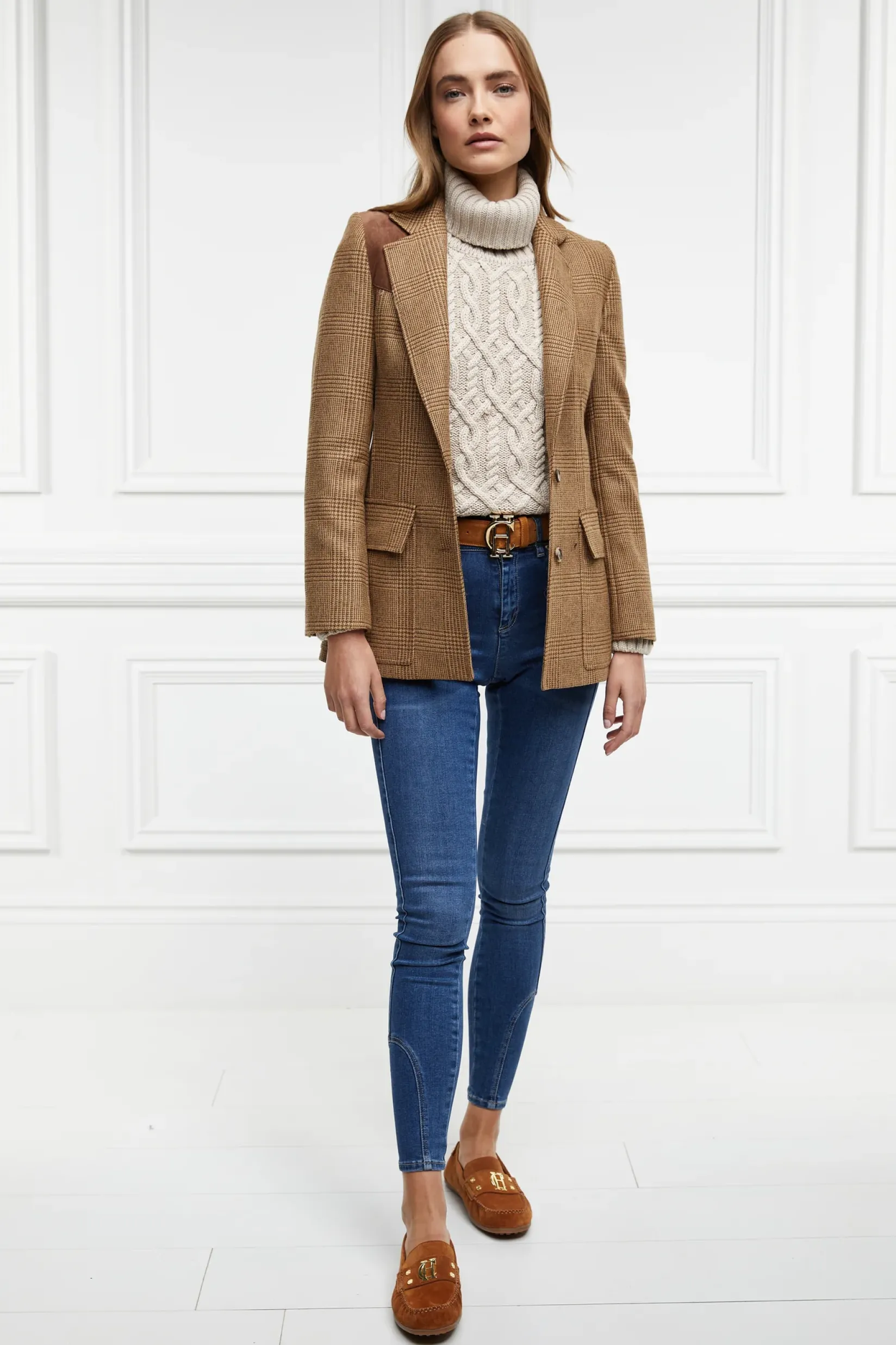 Holland Cooper Loafers|Footwear-The Driving Loafer Tan