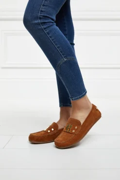 Holland Cooper Loafers|Footwear-The Driving Loafer Tan