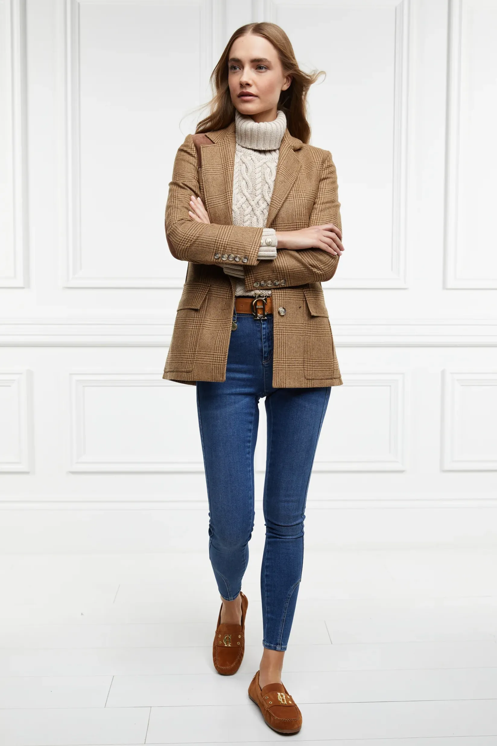 Holland Cooper Loafers|Footwear-The Driving Loafer Tan
