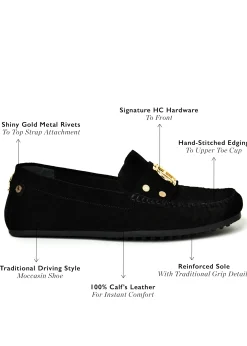 Holland Cooper Loafers|Bestsellers-The Driving Loafer Black