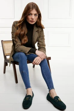 Holland Cooper Loafers|Footwear-The Driving Loafer Emerald