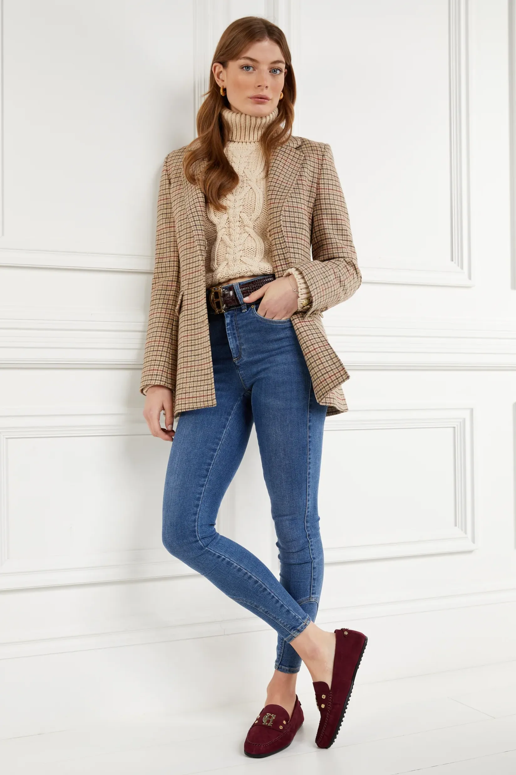 Holland Cooper Loafers|Footwear-The Driving Loafer Merlot