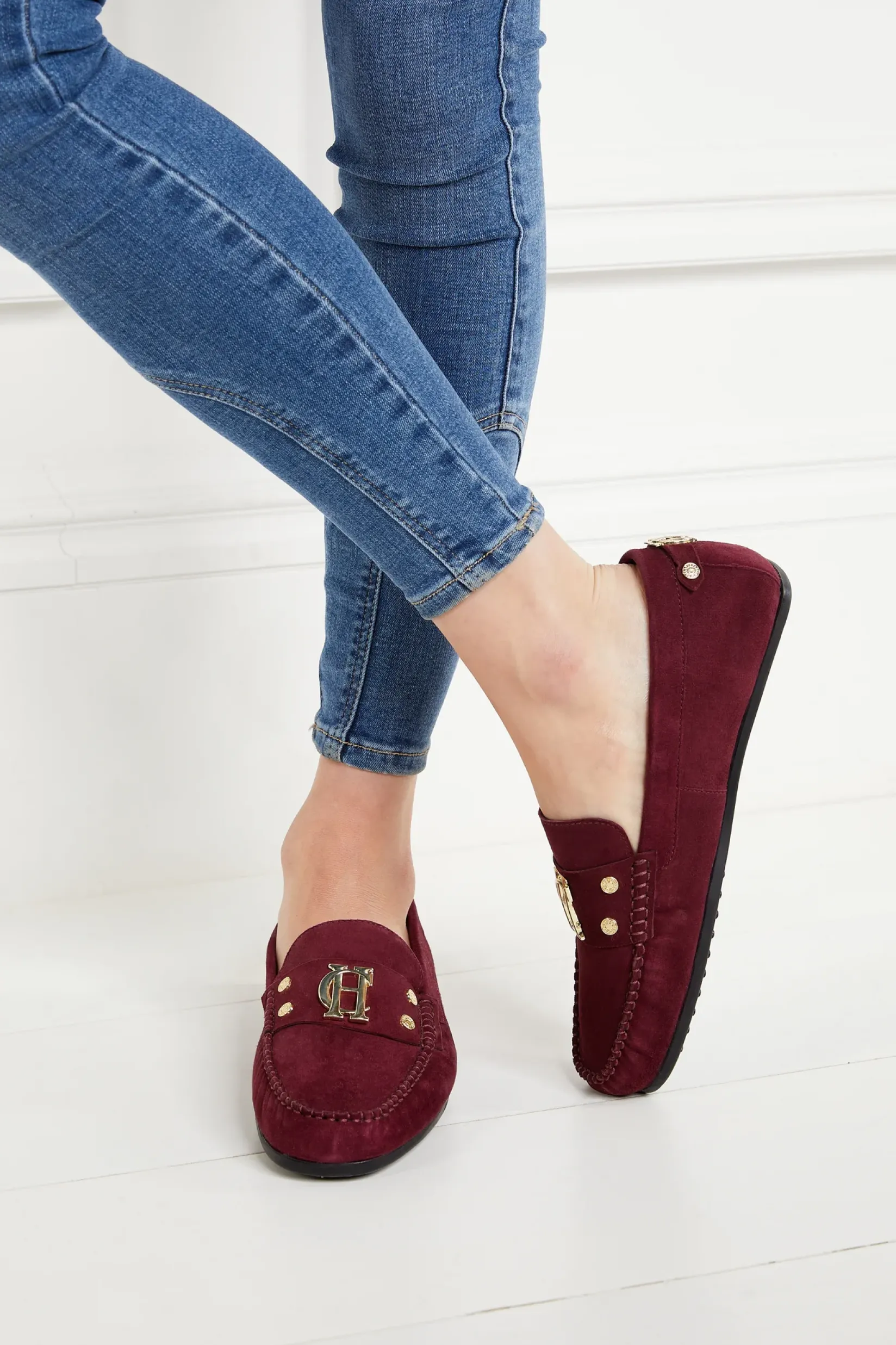 Holland Cooper Loafers|Footwear-The Driving Loafer Merlot