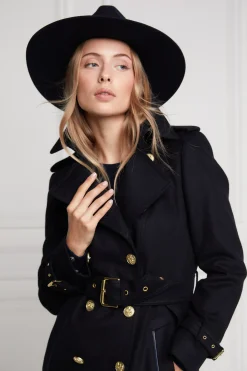 Holland Cooper Hats & Headbands|Hats & Headbands-The Jessica Wool Hat Navy