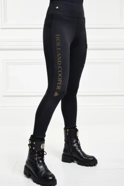 Holland Cooper Knitwear & Thermals|HC Ski-Thermal Ski Leggings Black
