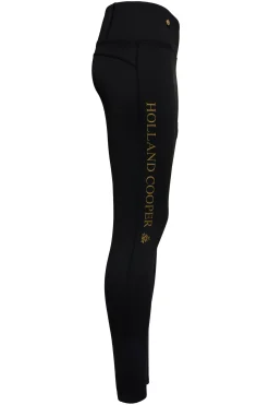 Holland Cooper Knitwear & Thermals|HC Ski-Thermal Ski Leggings Black