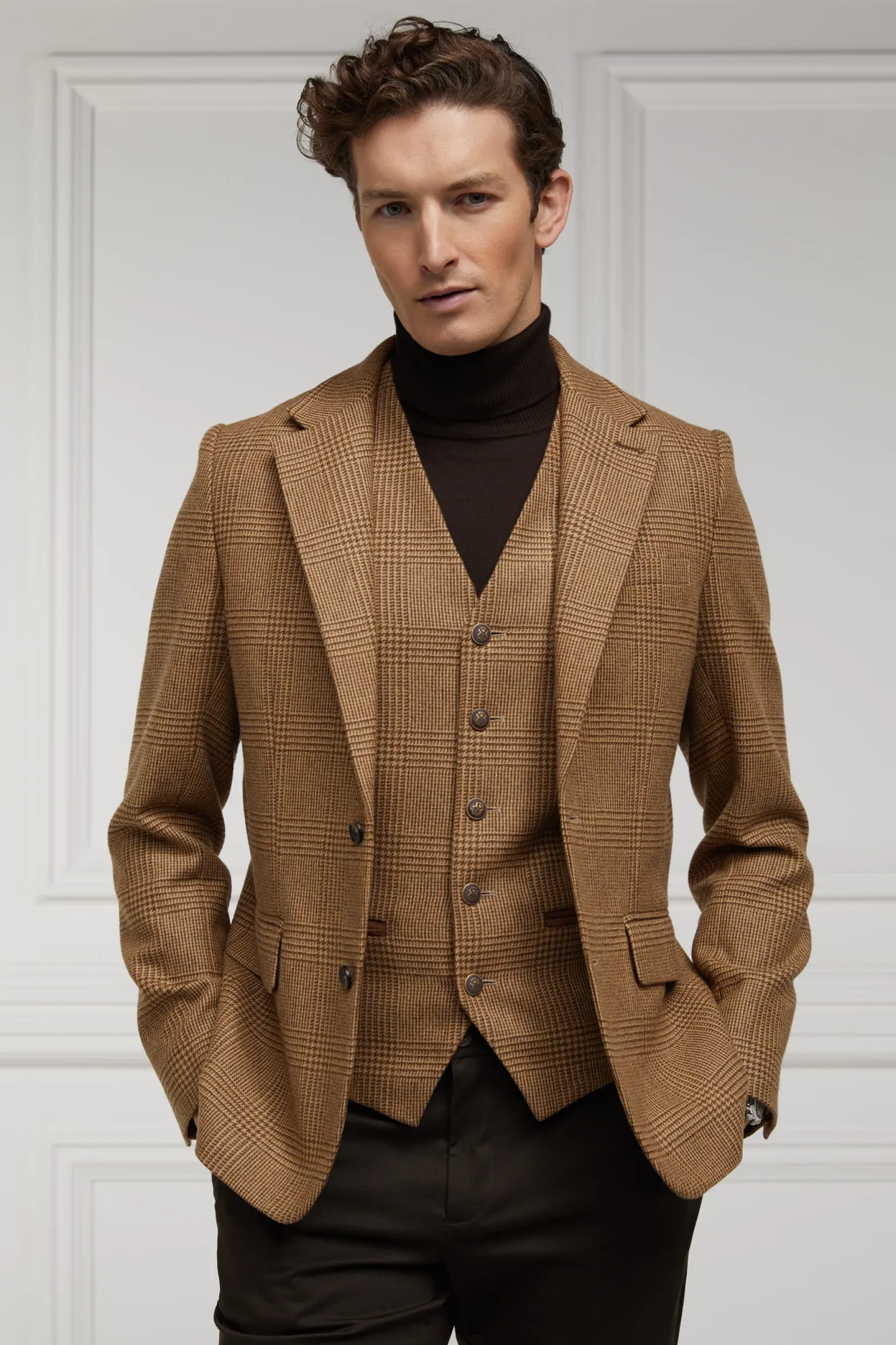 Holland Cooper Gifts For Him|Shop By Product-The Single Breasted Blazer Tawny