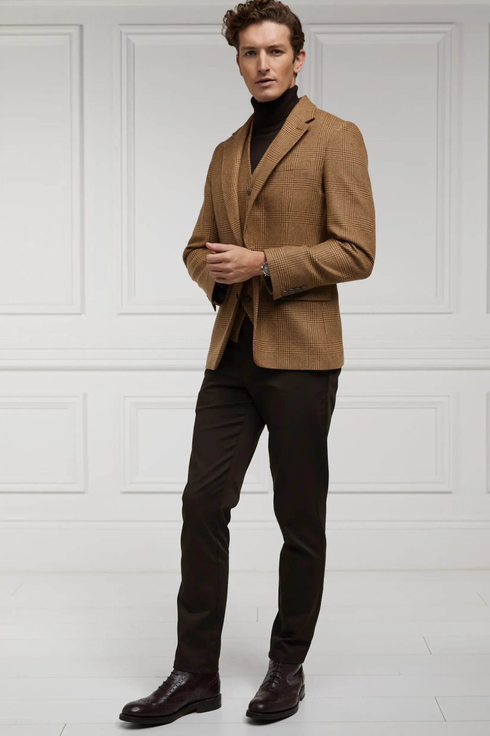Holland Cooper Gifts For Him|Shop By Product-The Single Breasted Blazer Tawny