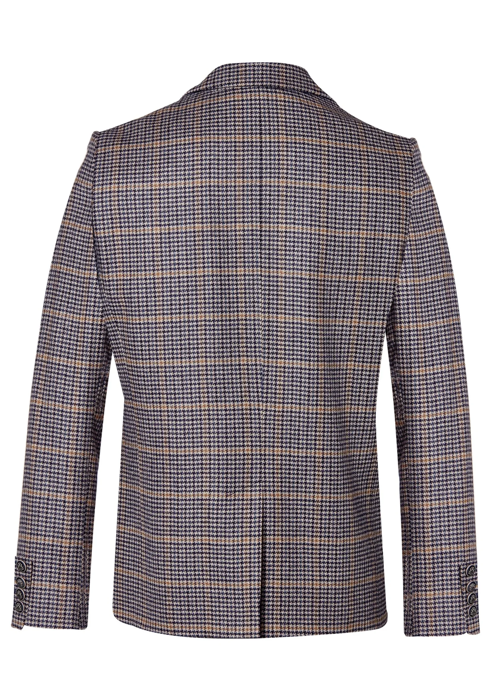 Holland Cooper Gifts For Him|Blazers-The Single Breasted Blazer Prince Of Wales Navy
