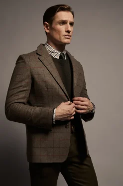 Holland Cooper Blazers|Country Collection-The Single Breasted Blazer Hampton Check