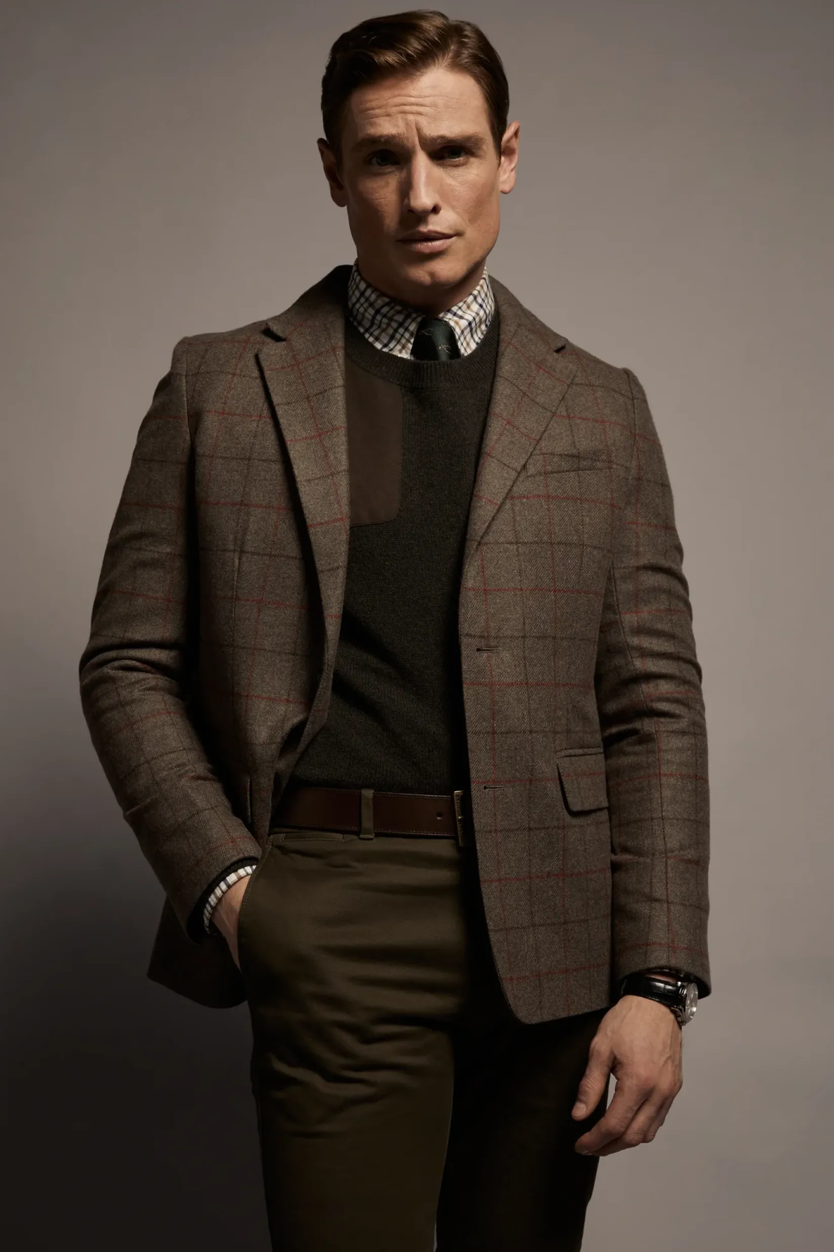 Holland Cooper Blazers|Country Collection-The Single Breasted Blazer Hampton Check