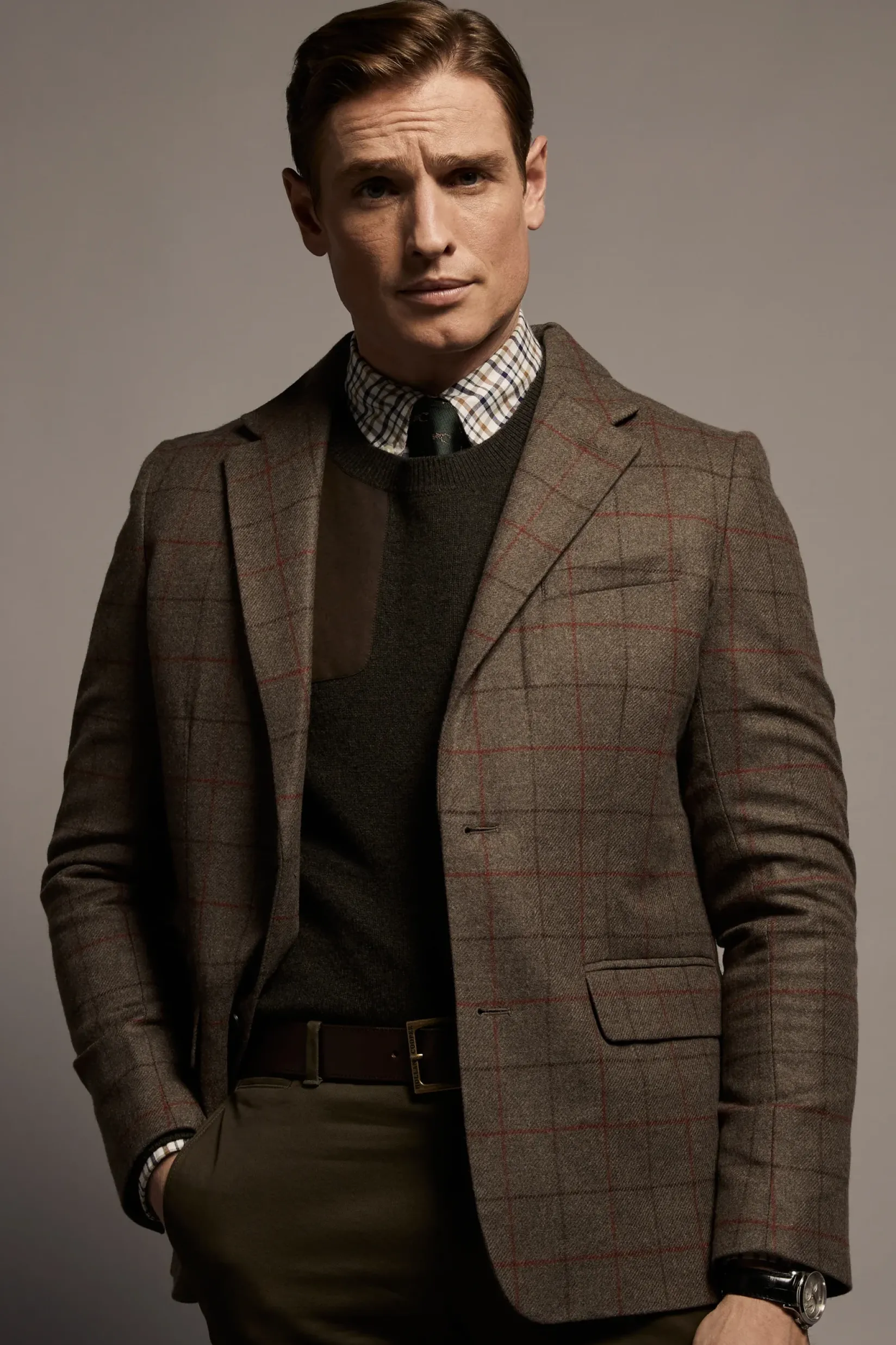 Holland Cooper Blazers|Country Collection-The Single Breasted Blazer Hampton Check