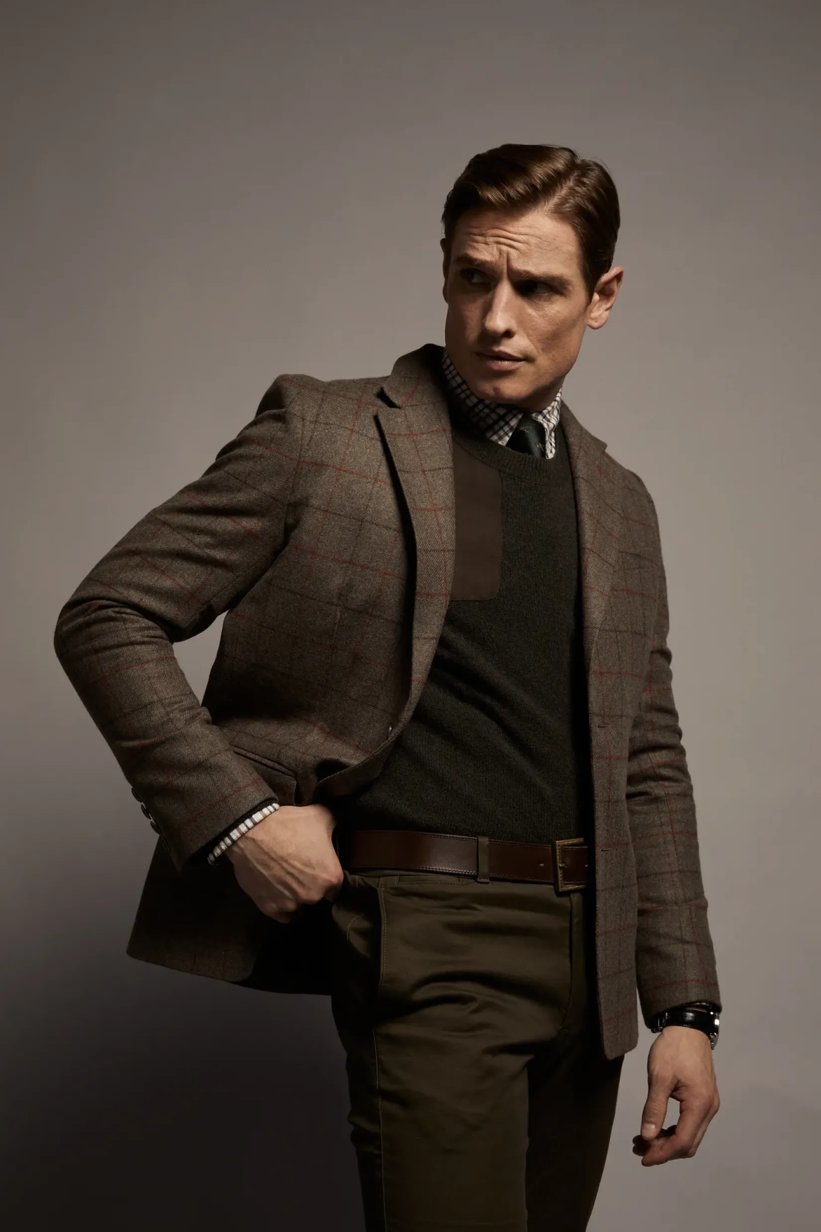 Holland Cooper Blazers|Country Collection-The Single Breasted Blazer Hampton Check