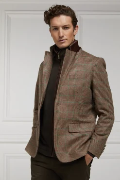 Holland Cooper Blazers|Shop By Product-The Single Breasted Blazer Clarence Check Forest