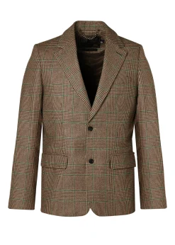 Holland Cooper Blazers|Shop By Product-The Single Breasted Blazer Clarence Check Forest