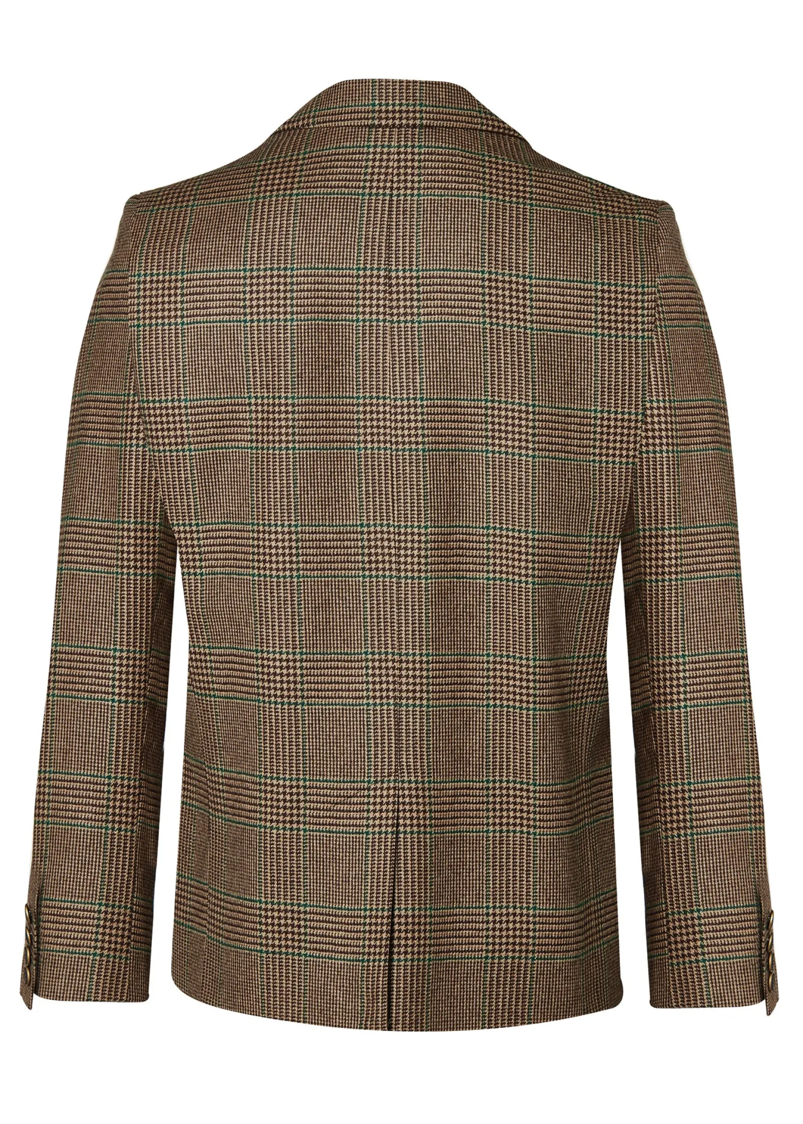 Holland Cooper Blazers|Shop By Product-The Single Breasted Blazer Clarence Check Forest