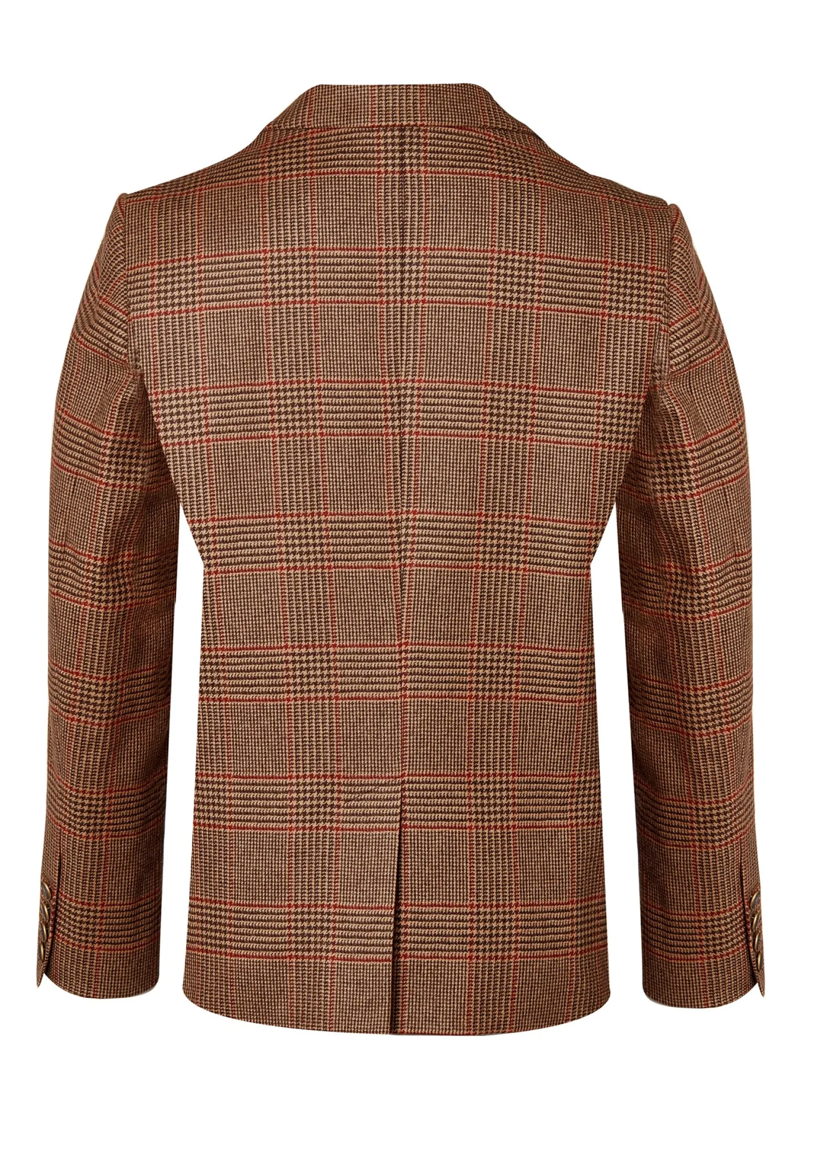 Holland Cooper Blazers|Shop By Product-The Single Breasted Blazer Clarence Check Merlot