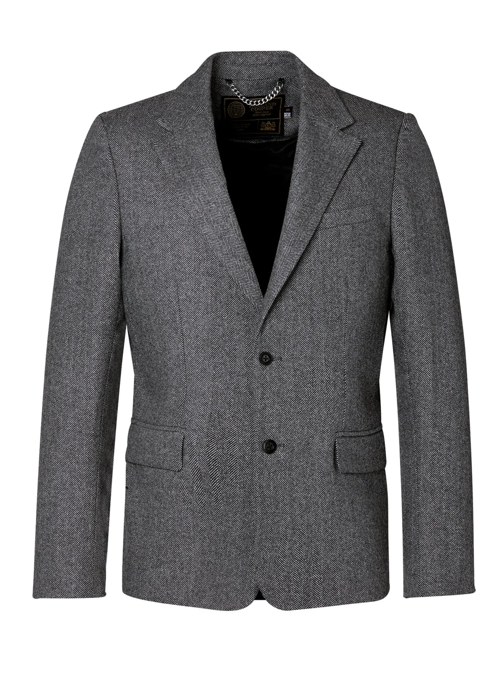 Holland Cooper Blazers|Shop By Product-The Single Breasted Blazer Mono Herringbone