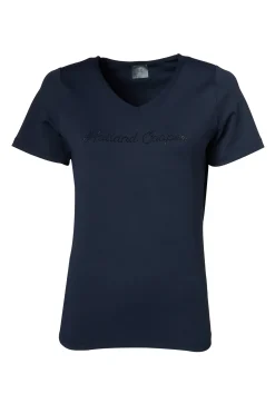 Holland Cooper Polo Shirts & Tees|Shop By Product-Training V-Neck Tee Ink Navy