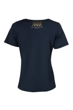 Holland Cooper Polo Shirts & Tees|Shop By Product-Training V-Neck Tee Ink Navy