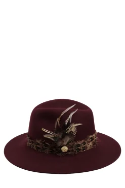 Holland Cooper Hats & Headbands|Hats & Headbands-Trilby Hat Mulberry