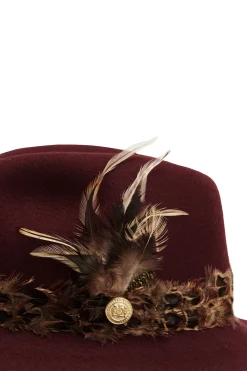 Holland Cooper Hats & Headbands|Hats & Headbands-Trilby Hat Mulberry