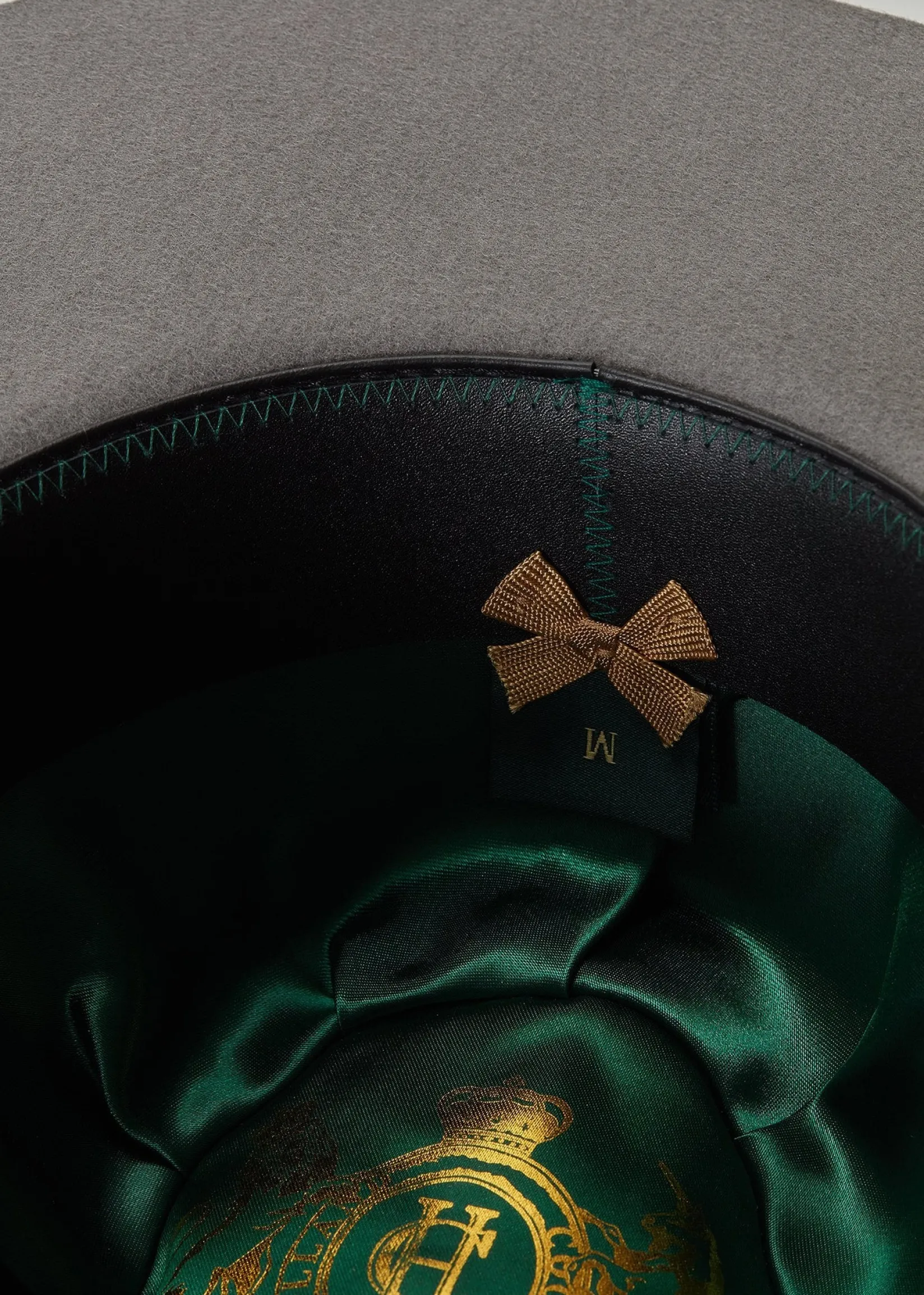 Holland Cooper Hats & Headbands|Hats & Headbands-Trilby Hat Double Feather Band Light Grey